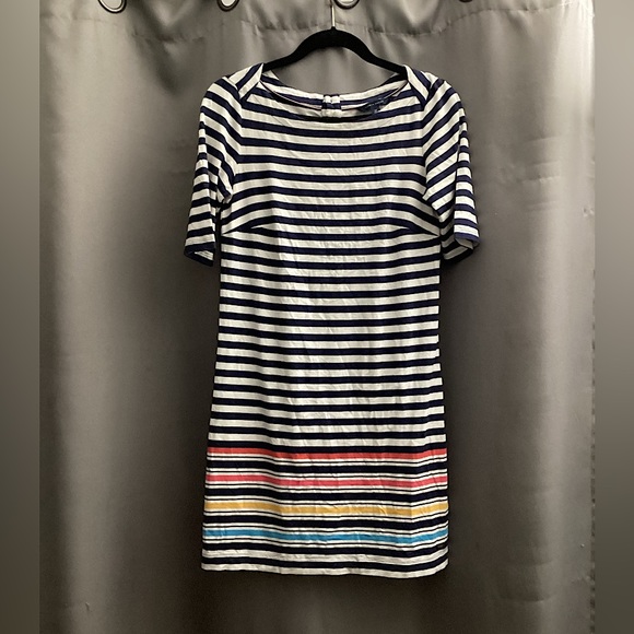 Tommy Hilfiger shift striped midi dress size small - Picture 1 of 3